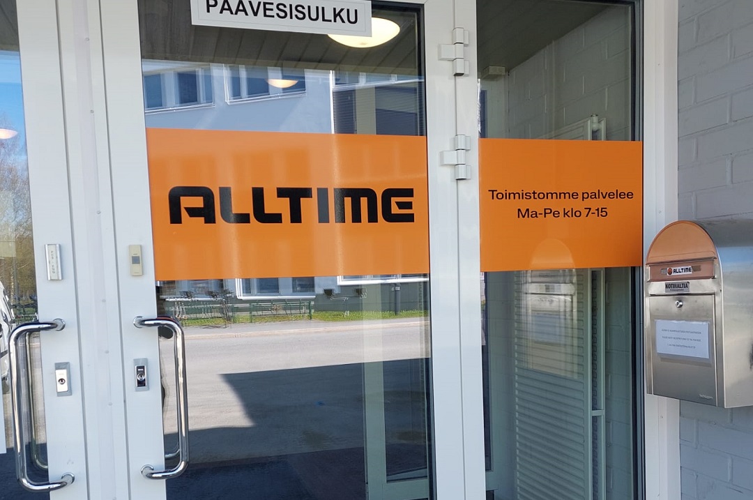 Alltimen Oulun kiinteistöhuolto ja siivouspalvelut sijaitsevat Paulaharjuntiellä