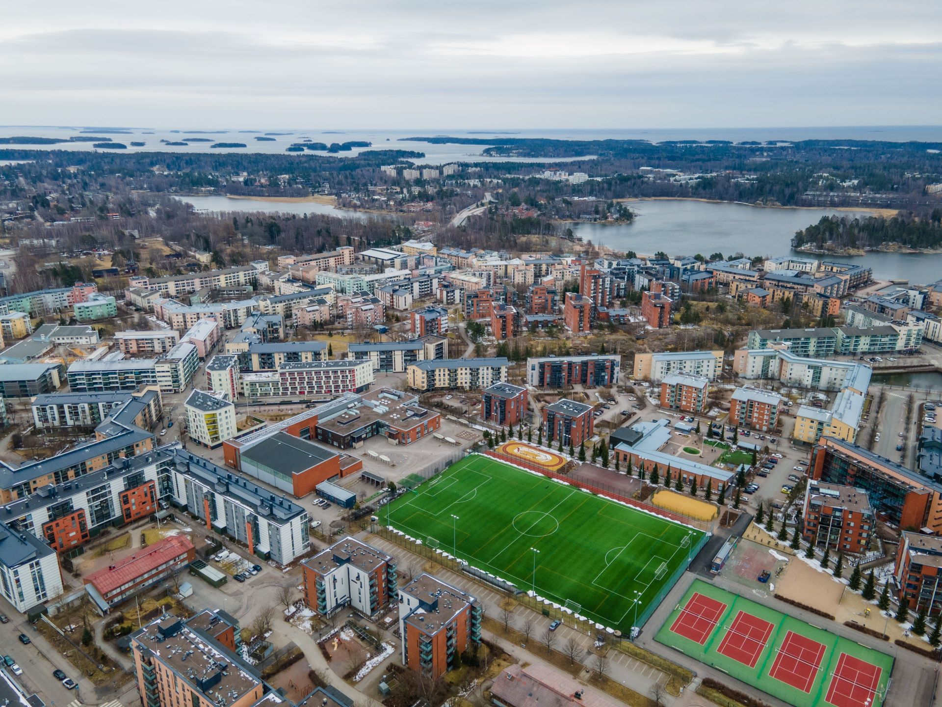 Ilmakuva Helsingistä